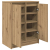 Szafka na buty Artisan Oak 57x34x76 cm Drewno klejone