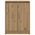 Szafka na buty Artisan Oak 57x34x76 cm Drewno klejone