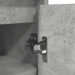 Szafka na buty Beton Szary 29,5x34x76 cm Drewno klejone