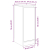 Szafka na buty Beton Szary 29,5x34x76 cm Drewno klejone