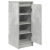 Szafka na buty Beton Szary 29,5x34x76 cm Drewno klejone