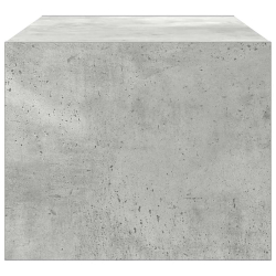 Szafki RTV 2 szt. Beton Szary 60x31x25,5 cm Drewno klejone