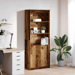 Komoda Stara Drewno 70x35x180 cm Drewno klejone