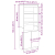Komoda Stara Drewno 70x35x180 cm Drewno klejone