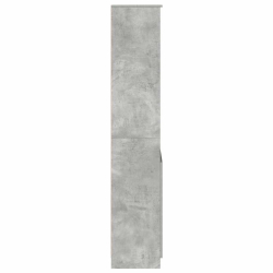 Komoda betonowa szara 50x35x180 cm Drewno klejone