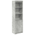 Komoda betonowa szara 50x35x180 cm Drewno klejone