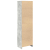 Komoda betonowa szara 50x35x180 cm Drewno klejone