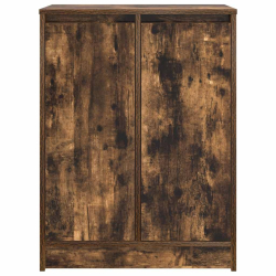 Szafka na buty Dąb wędzony 57x34x76 cm Drewno klejone