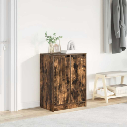 Szafka na buty Dąb wędzony 57x34x76 cm Drewno klejone