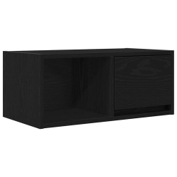 Szafki RTV 2 szt. Dąb czarny 60x31x25,5 cm Drewno klejone