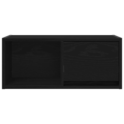 Szafki RTV 2 szt. Dąb czarny 60x31x25,5 cm Drewno klejone
