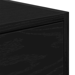 Szafki RTV 2 szt. Dąb czarny 60x31x25,5 cm Drewno klejone