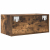 Szafki RTV 2 szt. Dąb wędzony 60x31x25,5 cm Drewno klejone