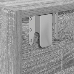 Szafki RTV 2 szt. Szary Sonoma 60x31x25,5 cm Drewno klejone