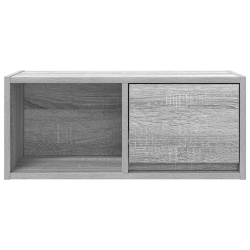 Szafki RTV 2 szt. Szary Sonoma 60x31x25,5 cm Drewno klejone