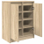 Szafka na buty Sonoma Oak 57x34x76 cm Drewno klejone