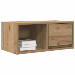 Szafki RTV 2 szt. Dąb Artisan 60x31x25,5 cm Drewno klejone