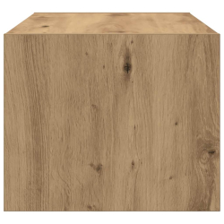 Szafki RTV 2 szt. Dąb Artisan 60x31x25,5 cm Drewno klejone