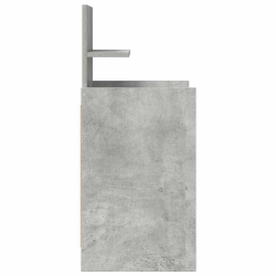 Szafki nocne z 2 szufladami 2 szt. Betonowy szary 38x34x80 cm