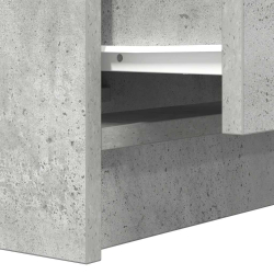 Szafki nocne z 2 szufladami 2 szt. Betonowy szary 38x34x80 cm