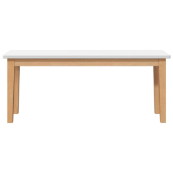 Ławka 110 cm Drewno lite Guma
