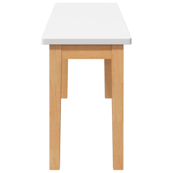 Ławka 110 cm Drewno lite Guma