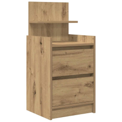 Szafka nocna z 2 szufladami Artisan Oak 38x34x80 cm
