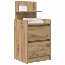 Szafka nocna z 2 szufladami Artisan Oak 38x34x80 cm