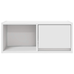 Szafki RTV 2 szt. Białe 60x31x25,5 cm Drewno klejone