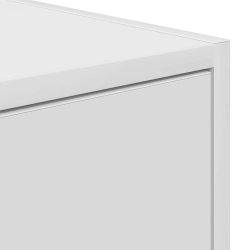 Szafki RTV 2 szt. Białe 60x31x25,5 cm Drewno klejone
