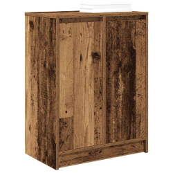 Szafka na buty Stare drewno 57x34x76 cm Drewno klejone