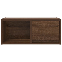 Szafki RTV 2 szt. Brązowy dąb 60x31x25,5 cm Drewno klejone