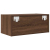 Szafki RTV 2 szt. Brązowy dąb 60x31x25,5 cm Drewno klejone
