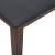 Ławka 110 cm Brązowa lite drewno guma