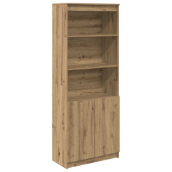 Komoda Artisan Dąb 70x35x180 cm Drewno klejone