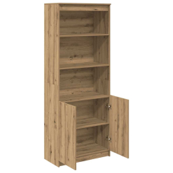 Komoda Artisan Dąb 70x35x180 cm Drewno klejone