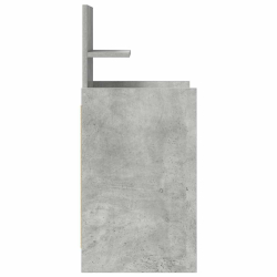 Szafka nocna z 2 szufladami Betonowa szarość 38x34x80 cm