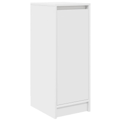 Szafka na buty Biała 29,5x34x76 cm Drewno klejone