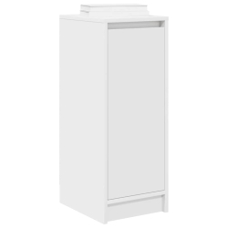 Szafka na buty Biała 29,5x34x76 cm Drewno klejone