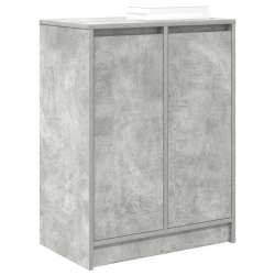 Szafka na buty Beton Szary 57x34x76 cm Drewno klejone