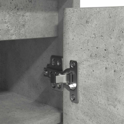 Szafka na buty Beton Szary 57x34x76 cm Drewno klejone