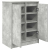 Szafka na buty Beton Szary 57x34x76 cm Drewno klejone