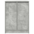 Szafka na buty Beton Szary 57x34x76 cm Drewno klejone