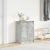 Szafka na buty Beton Szary 57x34x76 cm Drewno klejone