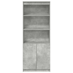 Wysoka szafka, szarość betonu, 70x35x180 cm