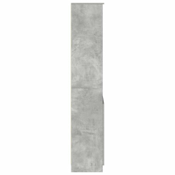 Wysoka szafka, szarość betonu, 70x35x180 cm