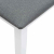 Ławka 110 cm Biała lite drewno guma