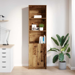 Komoda Stara Drewno 50x35x180 cm Drewno klejone