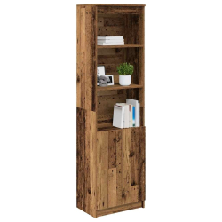 Komoda Stara Drewno 50x35x180 cm Drewno klejone