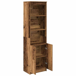 Komoda Stara Drewno 50x35x180 cm Drewno klejone